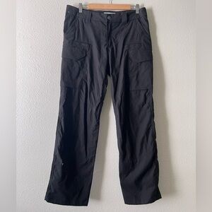 Women’s 5.11 Tactical Black Cargo Pants with Multi-Pocket Design - Size 12